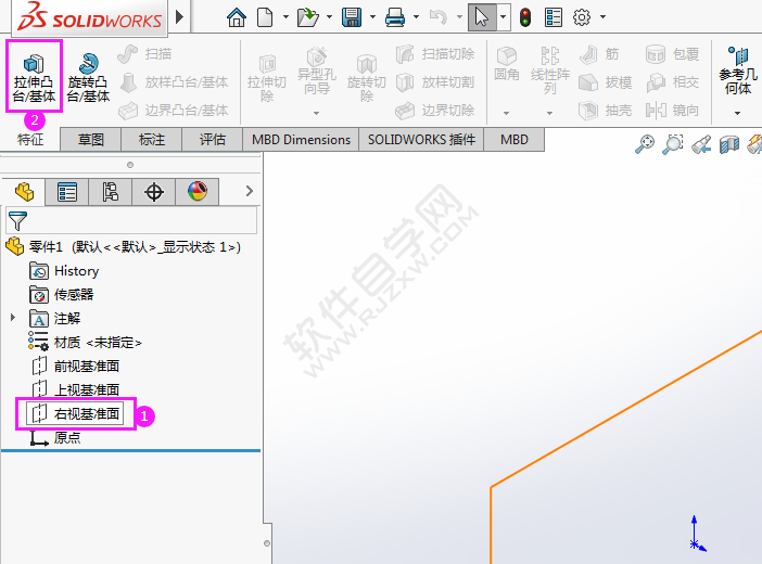 用solidworks畫驅(qū)動(dòng)桿的方法