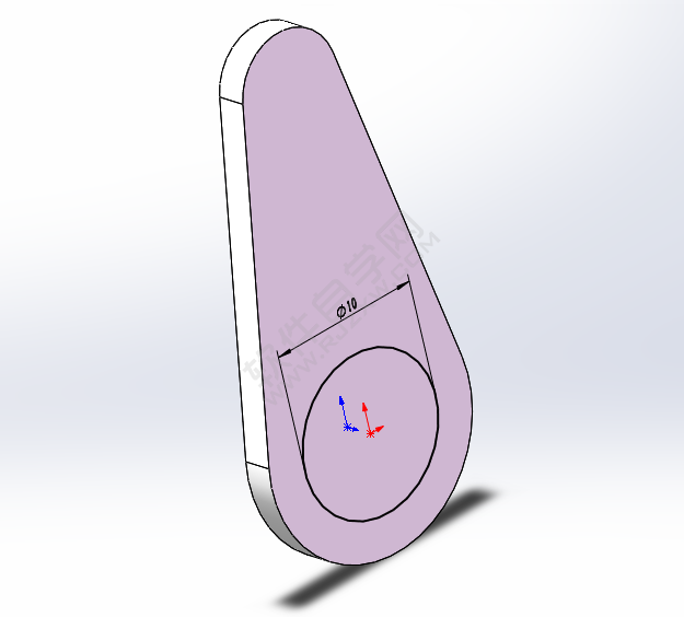 用solidworks畫驅(qū)動(dòng)桿的方法