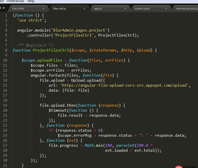 angular.js - ng-file-upload 如何實現(xiàn)多圖片上傳