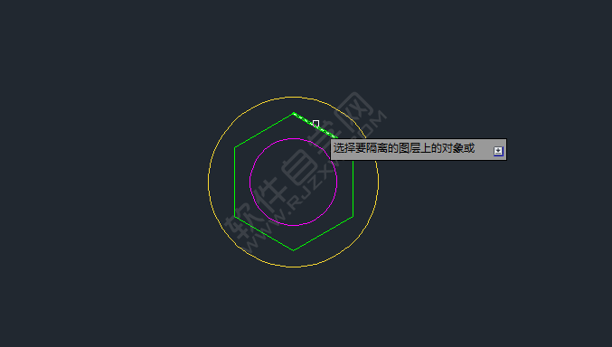 cad怎么把圖層隔離出來