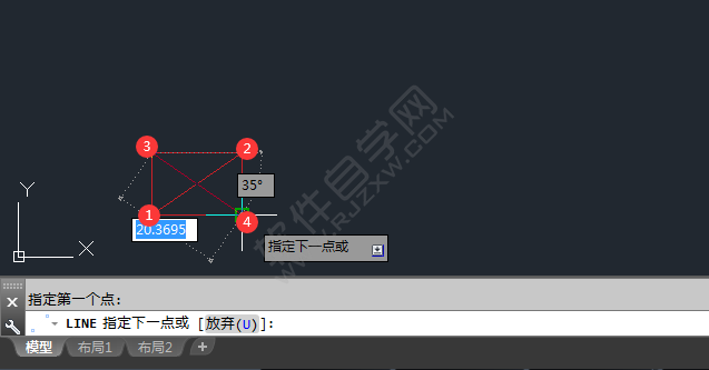 cad矩形里面一個叉怎么畫又是什么意思