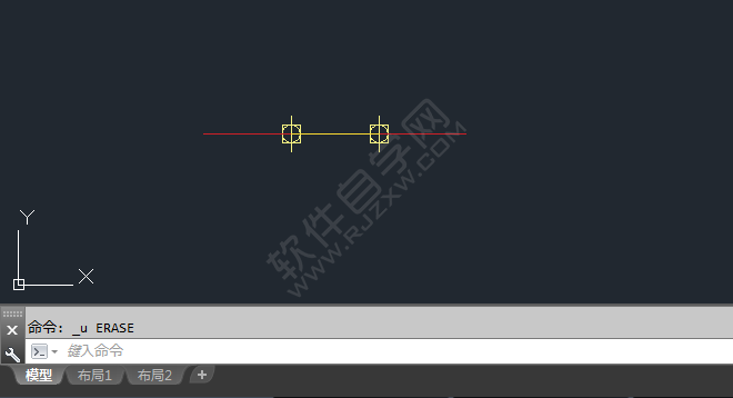 cad怎么把直線三等分