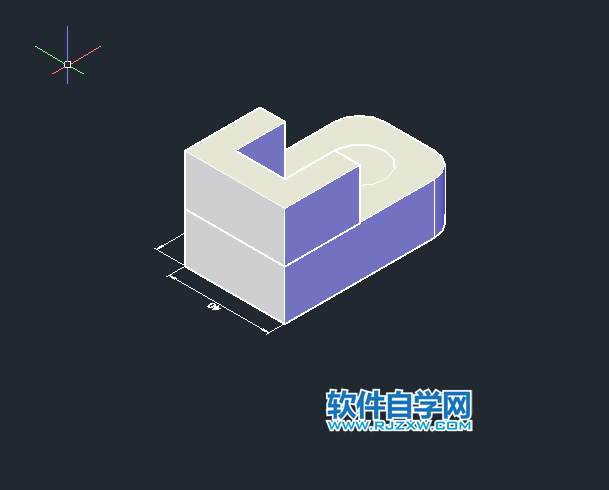 CAD倒角差集實體練習(xí)