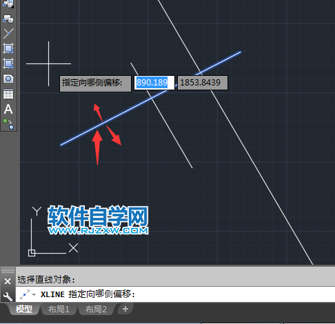 cad構造線的偏移怎么用