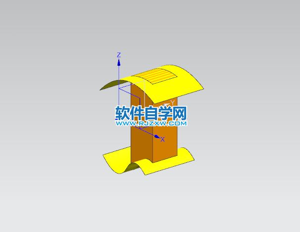 ug直至選定也可以拉伸到兩側(cè)的面上