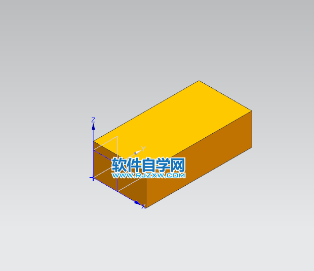 ug兩個對角點創建長方體的方法