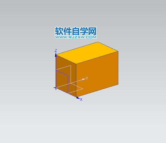 ug以原點和邊長創建長方體的方法