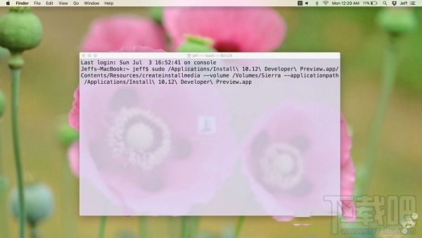 蘋果Mac創建MacOS Sierra U盤安裝教程