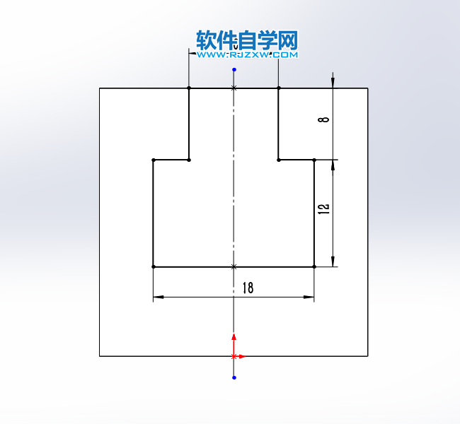 solidwroks怎么給梯形挖空