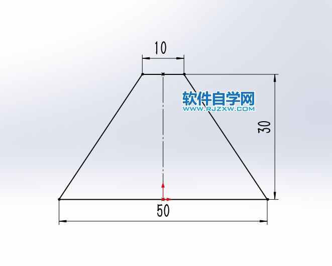 solidwroks怎么給梯形挖空