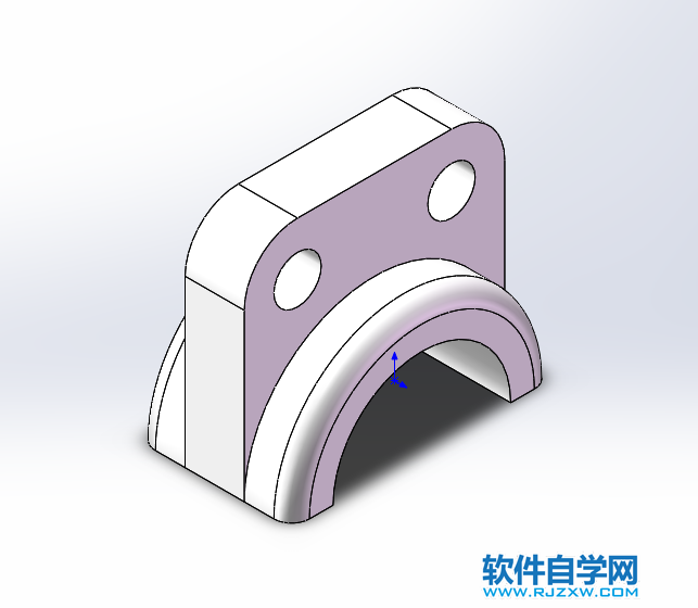 Solidworks實(shí)體倒圓角的方法