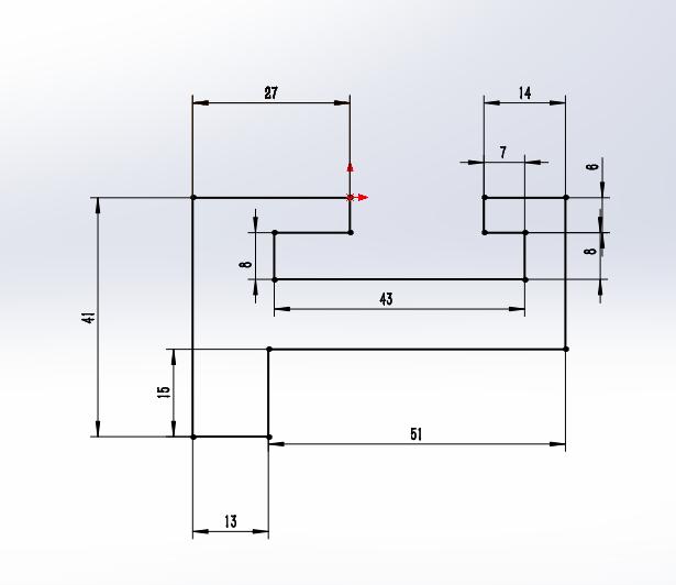solidworks直線工具草圖練習