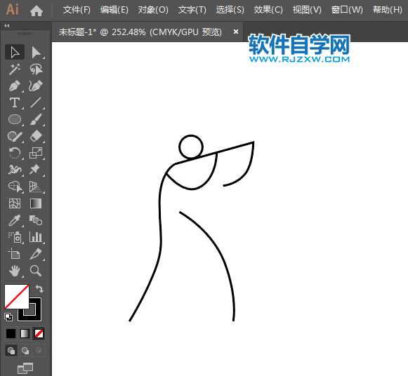ai怎么繪制射擊運(yùn)動(dòng)會(huì)圖標(biāo)