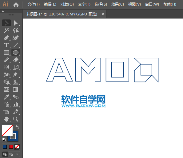 ai怎么設(shè)計(jì)AMD標(biāo)志