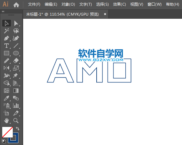 ai怎么設(shè)計(jì)AMD標(biāo)志