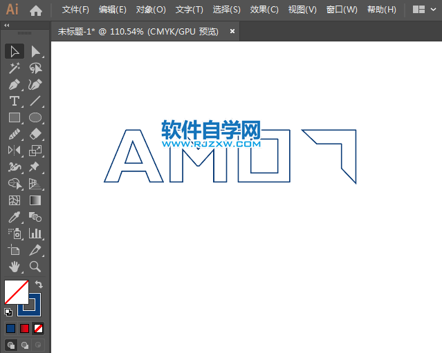 ai怎么設(shè)計(jì)AMD標(biāo)志