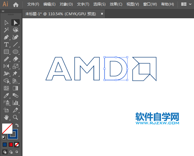 ai怎么設(shè)計(jì)AMD標(biāo)志