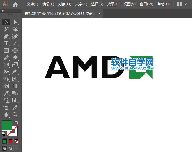 ai怎么設(shè)計(jì)AMD標(biāo)志