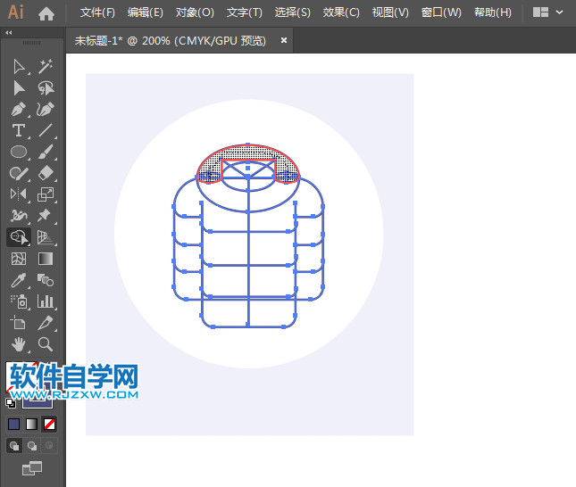 ai怎么設計鴨絨衣圖形