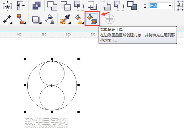 cdr怎么畫太極