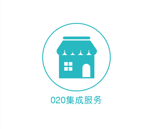 ai怎么畫(huà)o2o集成服務(wù)應(yīng)用圖標(biāo)