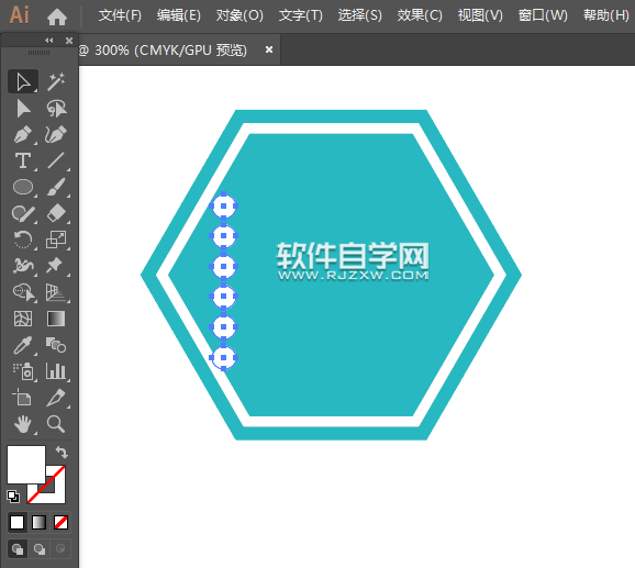 ai怎么畫一個(gè)屏幕像素應(yīng)用圖標(biāo)