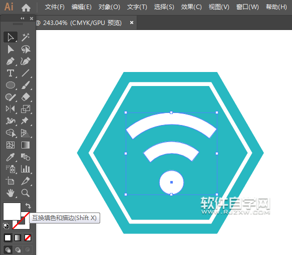 ai如何畫wifi圖標(biāo)