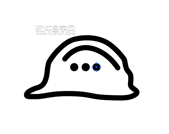 ai怎么畫(huà)卡通安全帽