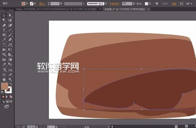 ai設(shè)計(jì)面包圖案的步驟
