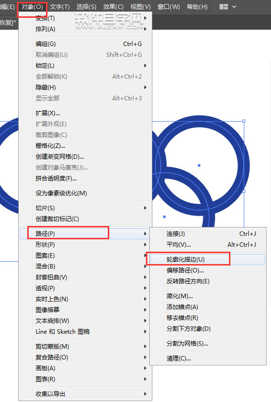 如何用ai軟件畫(huà)一個(gè)五環(huán)圖標(biāo)