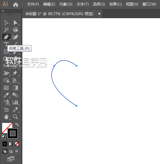ai怎么畫一個對稱的心形