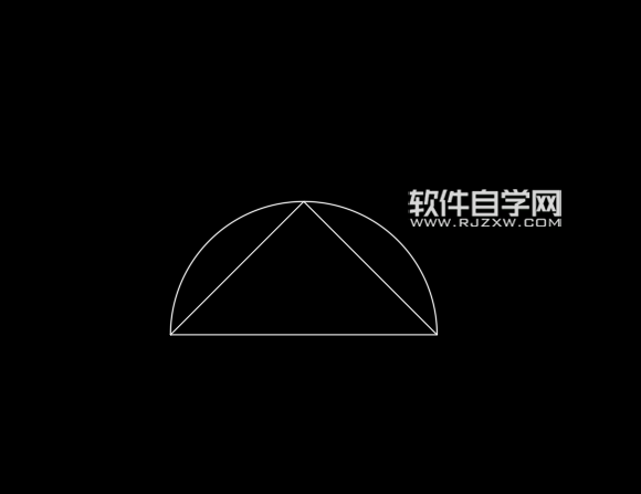 2018CAD怎么三點畫弧線