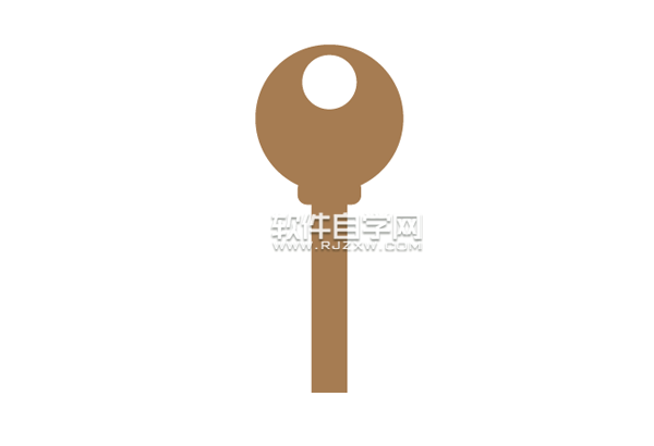 AI怎么畫一把鎖匙