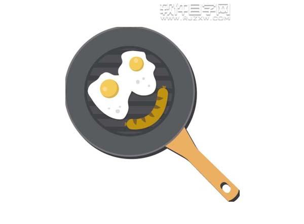 ai怎么畫平鍋做煎包
