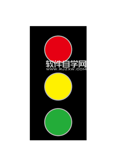 ai怎么畫紅綠燈交通標志