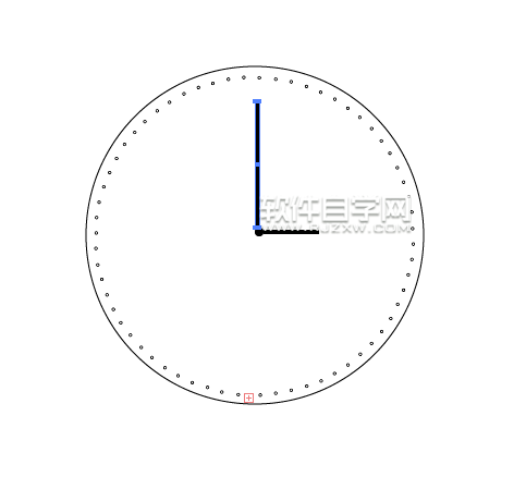 AI怎么繪制簡潔數(shù)字時鐘？