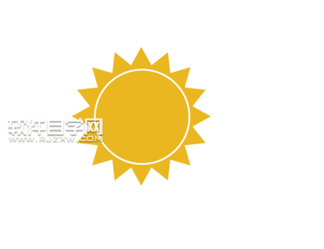 ai怎么繪制卡通太陽效果