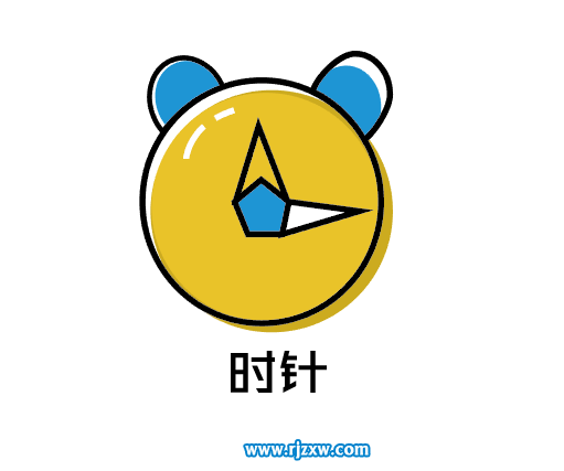 時針APP簡易圖標怎么設(shè)計