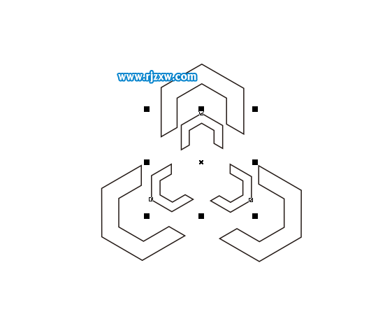 Coreldraw軟件的旋轉(zhuǎn)縮放制作LOGO標(biāo)志