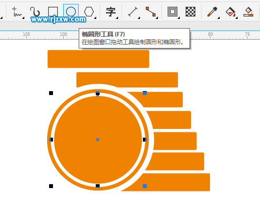 CDRX8制作錢幣金幣圖標的教程