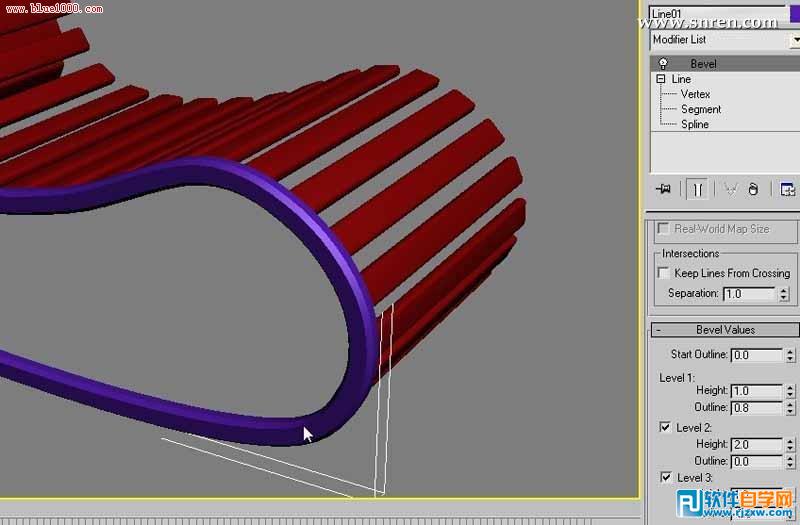 3dmax怎么放樣 做搖椅