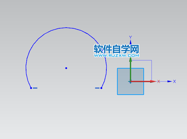 ug草圖中三點(diǎn)定圓弧的用法
