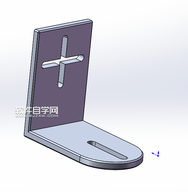 solidworks金屬鎖緊扣的繪制方法