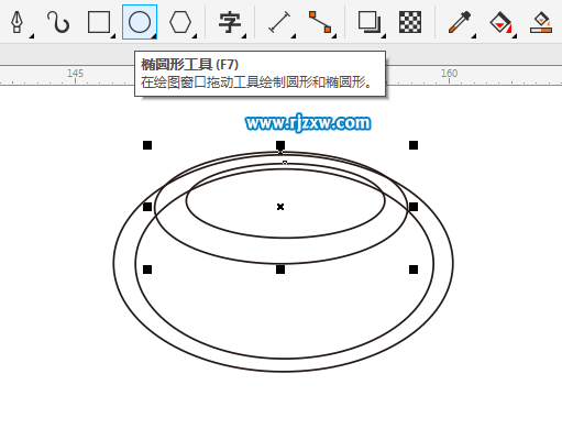 CDRX8制作豐田汽車標(biāo)志的方法