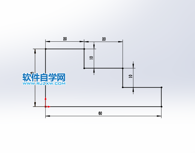 solidworks前視與上視基準面拉伸切除畫圖