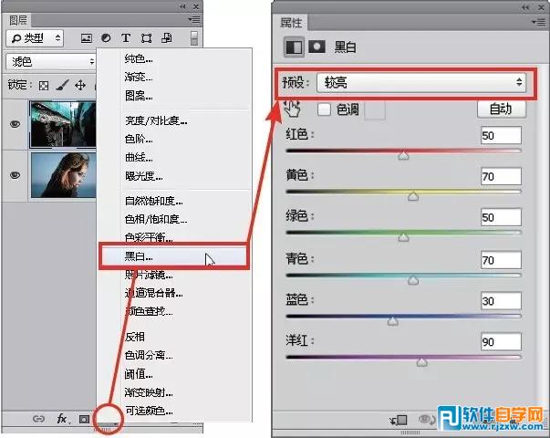 ps制作雙重曝光效果