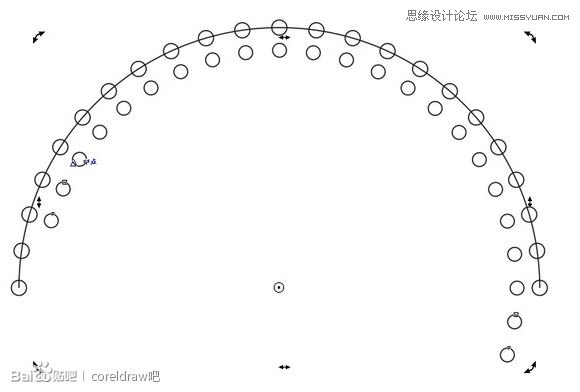教你用CorelDraw設計漂亮圓點螺旋狀效果