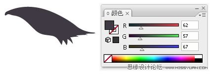 IllustratorCS6用色階畫(huà)法精細(xì)設(shè)計(jì)鳥(niǎo)類插畫(huà)