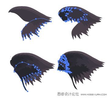 IllustratorCS6用色階畫(huà)法精細(xì)設(shè)計(jì)鳥(niǎo)類插畫(huà)
