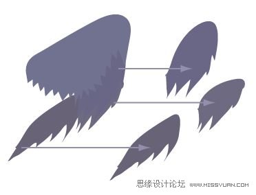 IllustratorCS6用色階畫(huà)法精細(xì)設(shè)計(jì)鳥(niǎo)類插畫(huà)